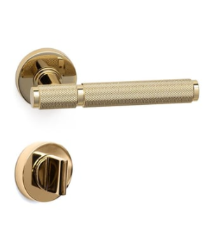 System PIXAR-T Rozetli Kapı Kolu Gold Renk (HA214TRO12 GL) WC