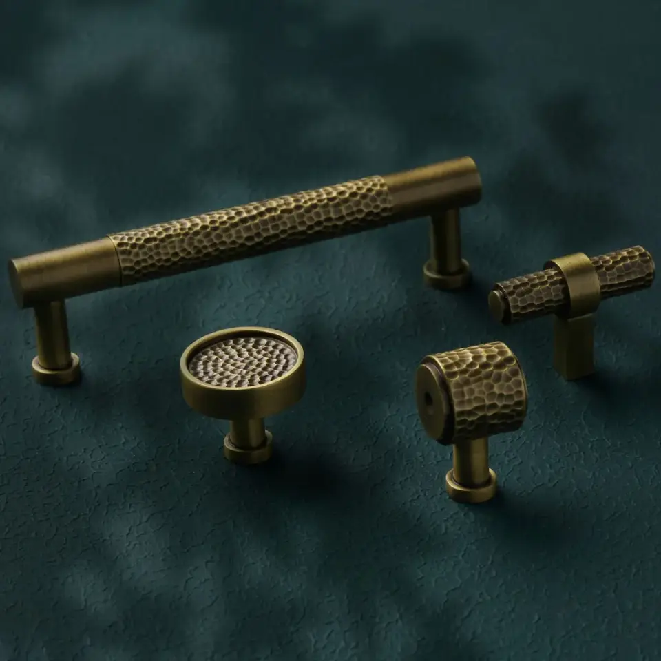 Vista D’oro Bluu T Düğme Kulp 13 mm Sarı Oksit