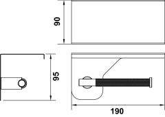 Etajerli Tuvalet Kağıtlık, VERONA