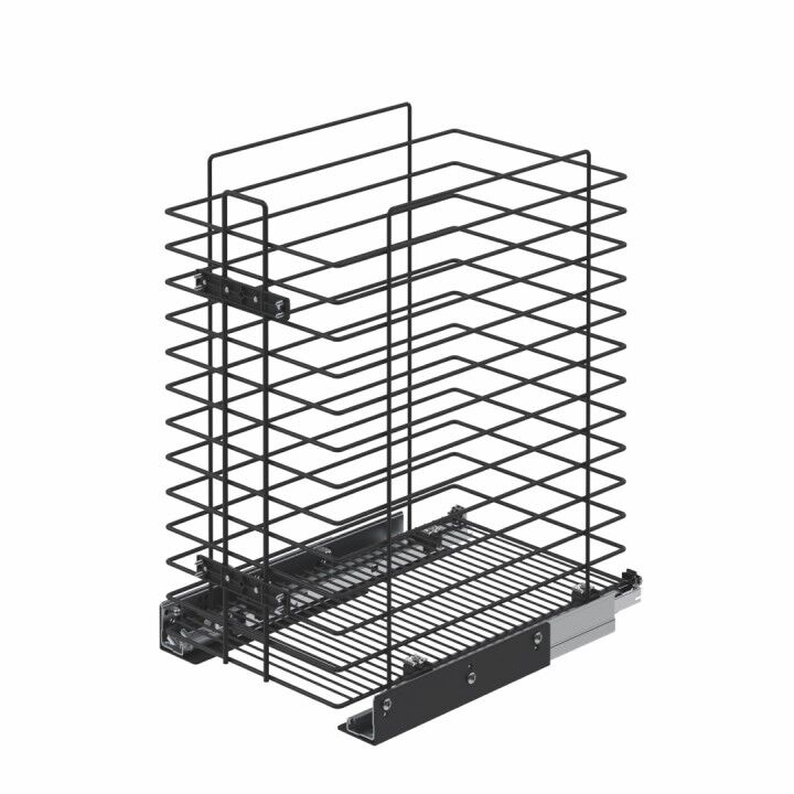 Starax Gizli Raylı Torbalı Çamaşır Sepeti | Zemin Bağlantılı | 30–60 cm Kapak Uyumlu