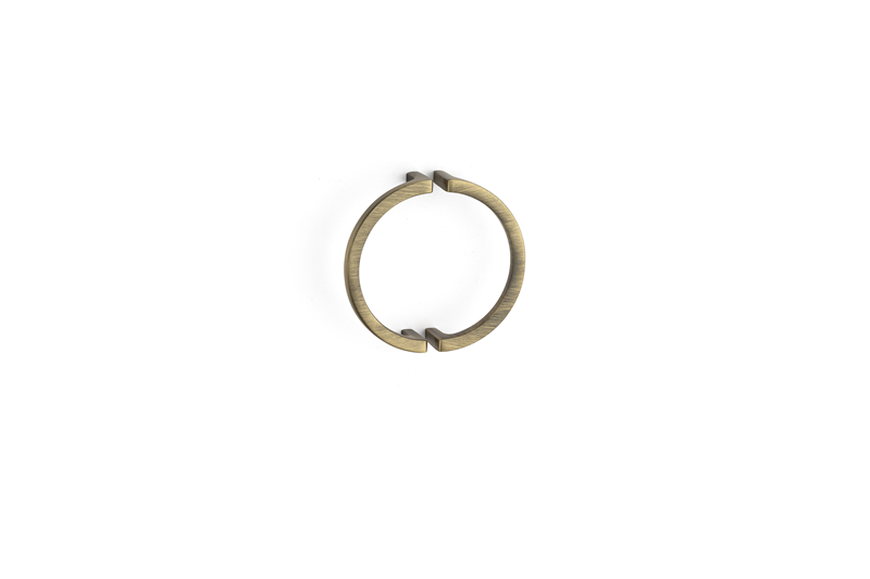 System 4701 Gold Renk Modern Yarım Kulp 96 mm (SY4701 0096 ABM)