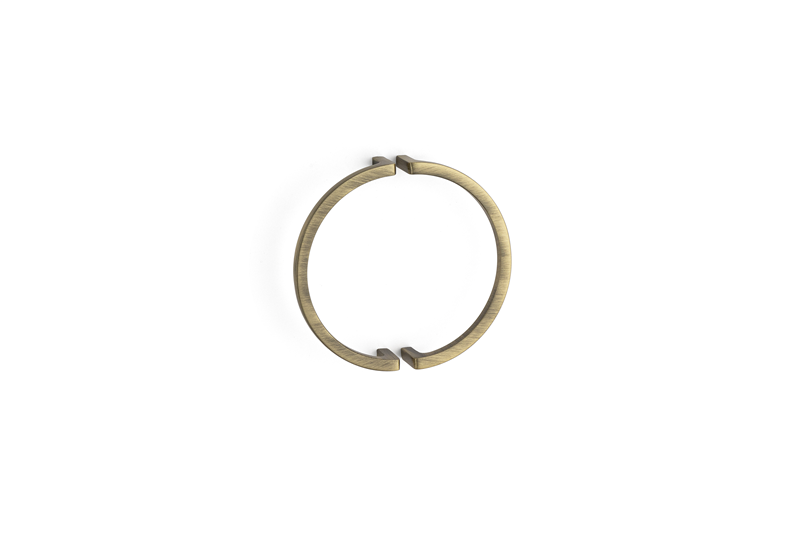 System 4701 Gold Renk Modern Yarım Kulp 128 mm (SY4701 0128 ABM)