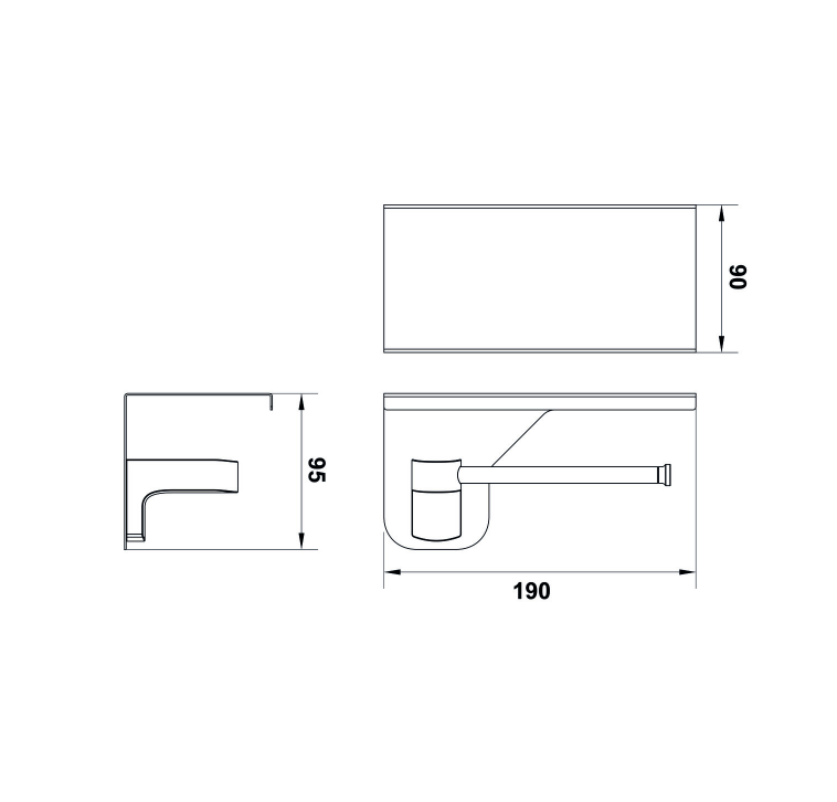 Etajerli Tuvalet Kağıtlık, SEMPLE
