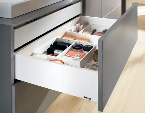 Blum Legrabox Pure M İç Çekmece 40 Kg Blumotion İpek Beyaz