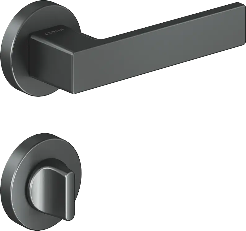 Çebi 1103-9188 Zera Croma Kapı Kolu PC27 (Antrasit Saten) - WC