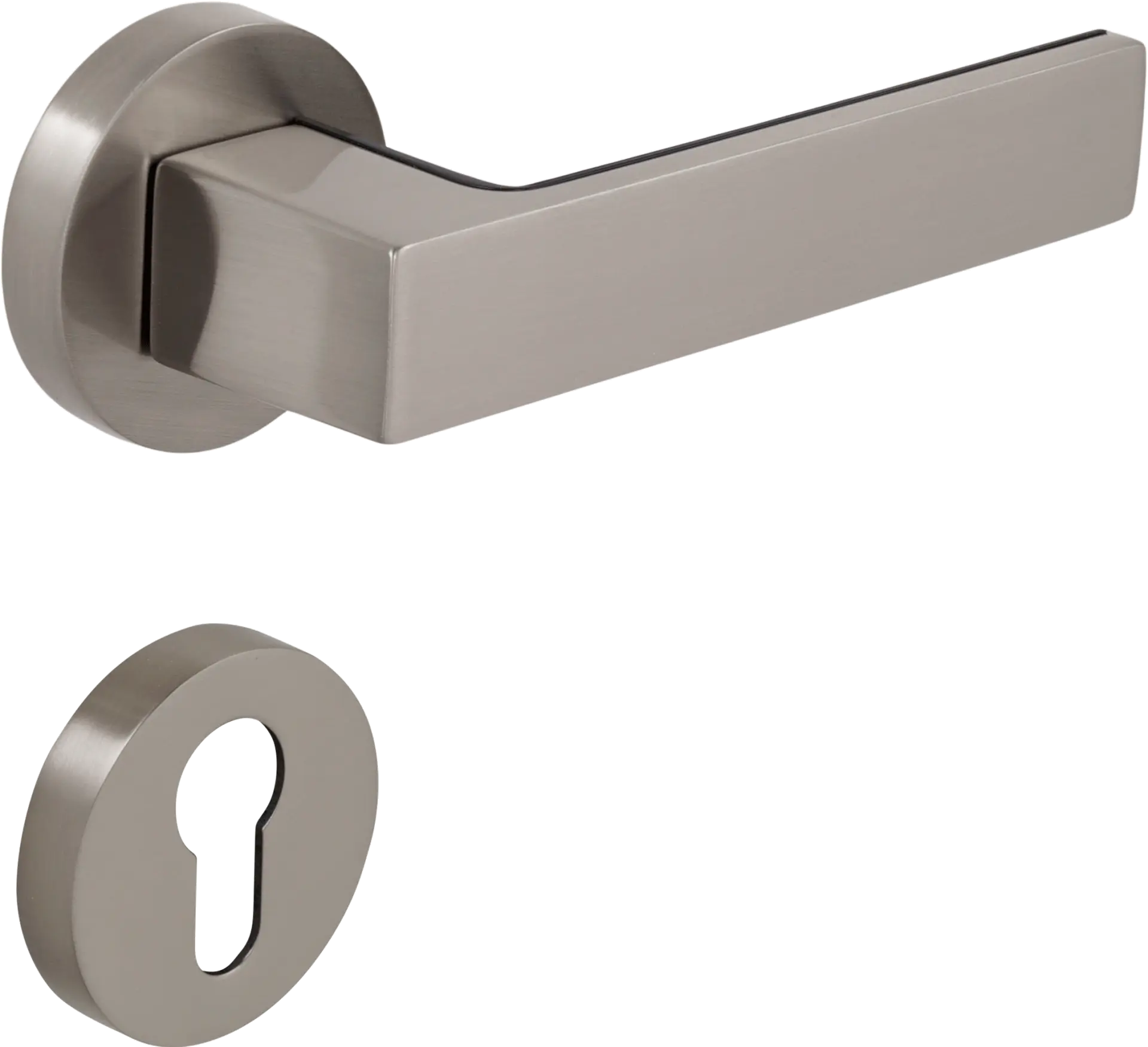 Çebi 1103-9188 Zera Croma Kapı Kolu MP08 ( Parlak Fırçalanmış Inox) - Yale