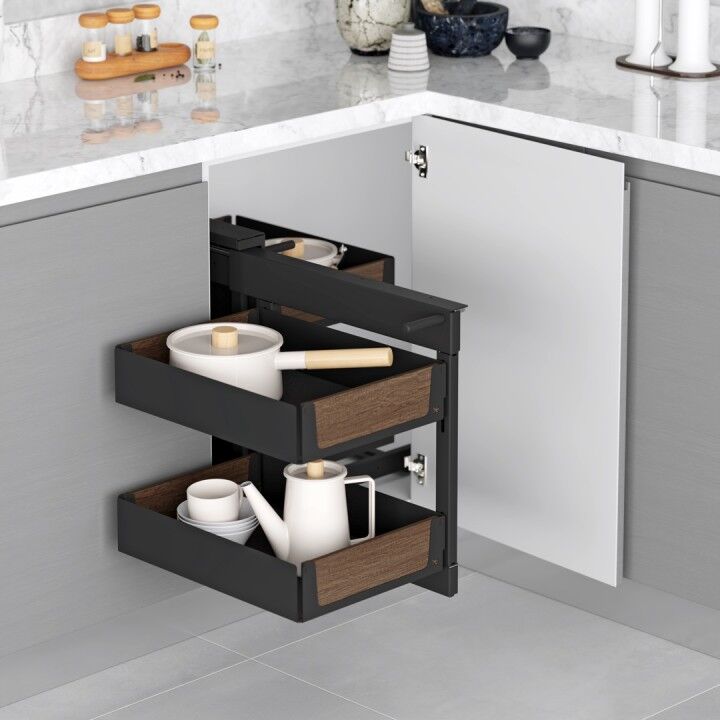 Unique Wood Bağımsız Körköşe Mekanizması Antrasit