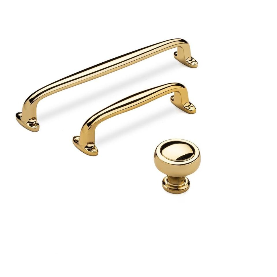System 4595 Gold Renk Klasik Kulp 96 mm (SY4595 0096 GL)