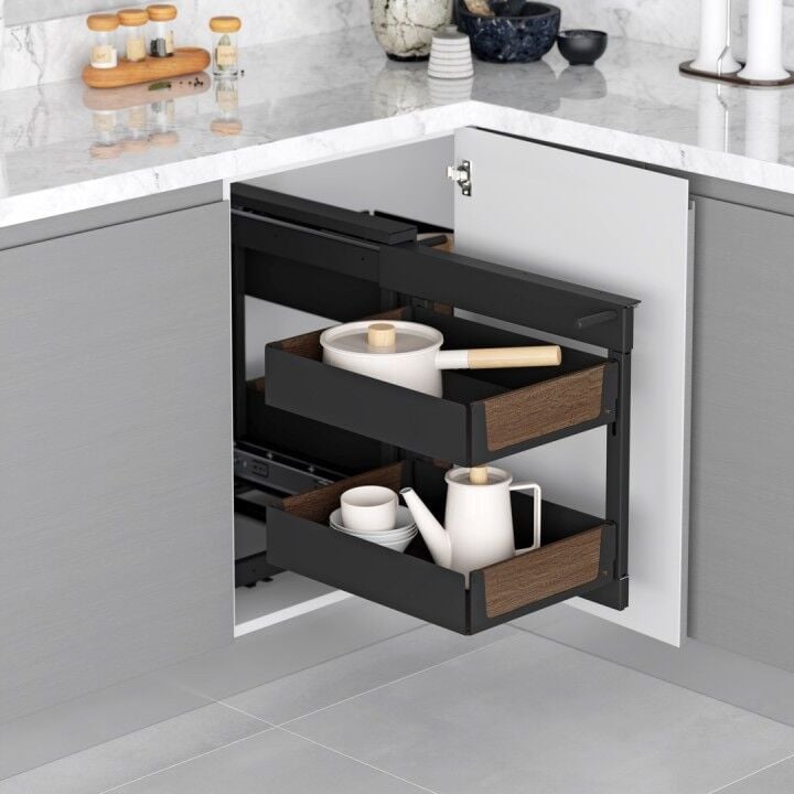 Unique Wood Bağımsız Körköşe Mekanizması Antrasit