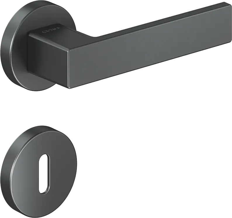 Çebi 1103-9188 Zera Croma Kapı Kolu PC27 (Antrasit Saten) - Oda