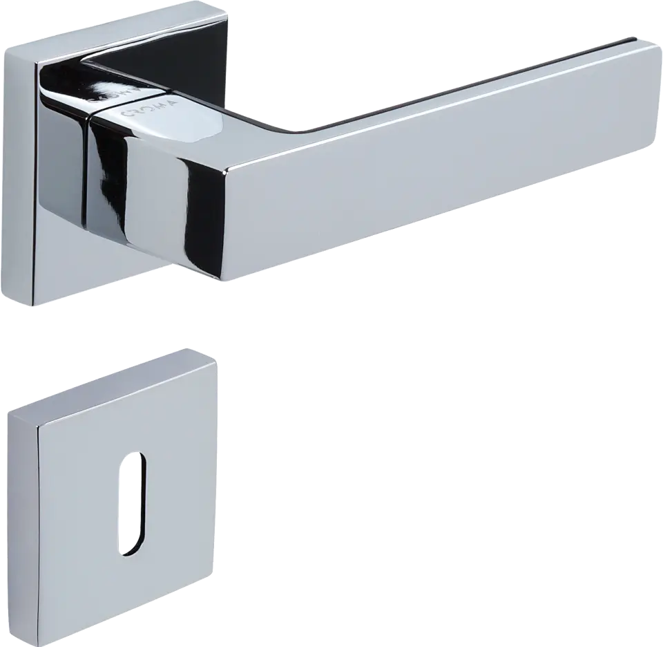 Çebi 1103-9186 Zera-S Croma Kapı Kolu PC27 (Antrasit Saten) - WC