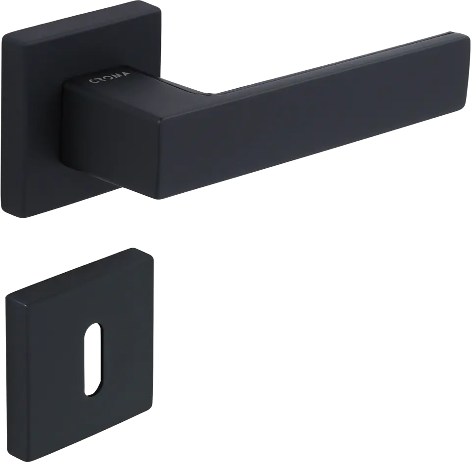 Çebi 1103-9186 Zera-S Croma Kapı Kolu PC27 (Antrasit Saten) - WC