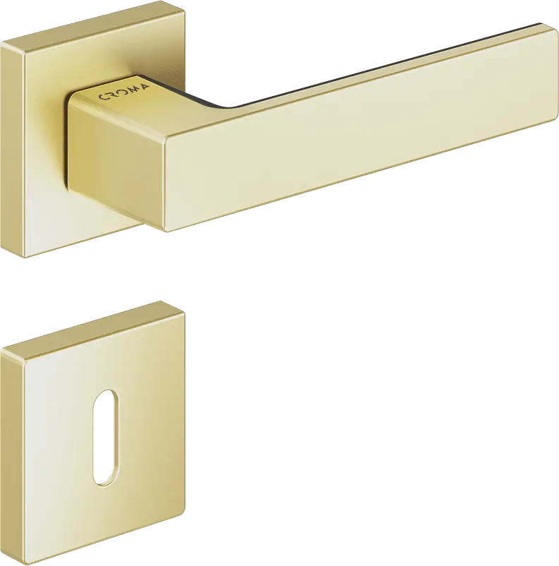 Çebi 1103-9186 Zera-S Croma Kapı Kolu PC27 (Antrasit Saten) - WC