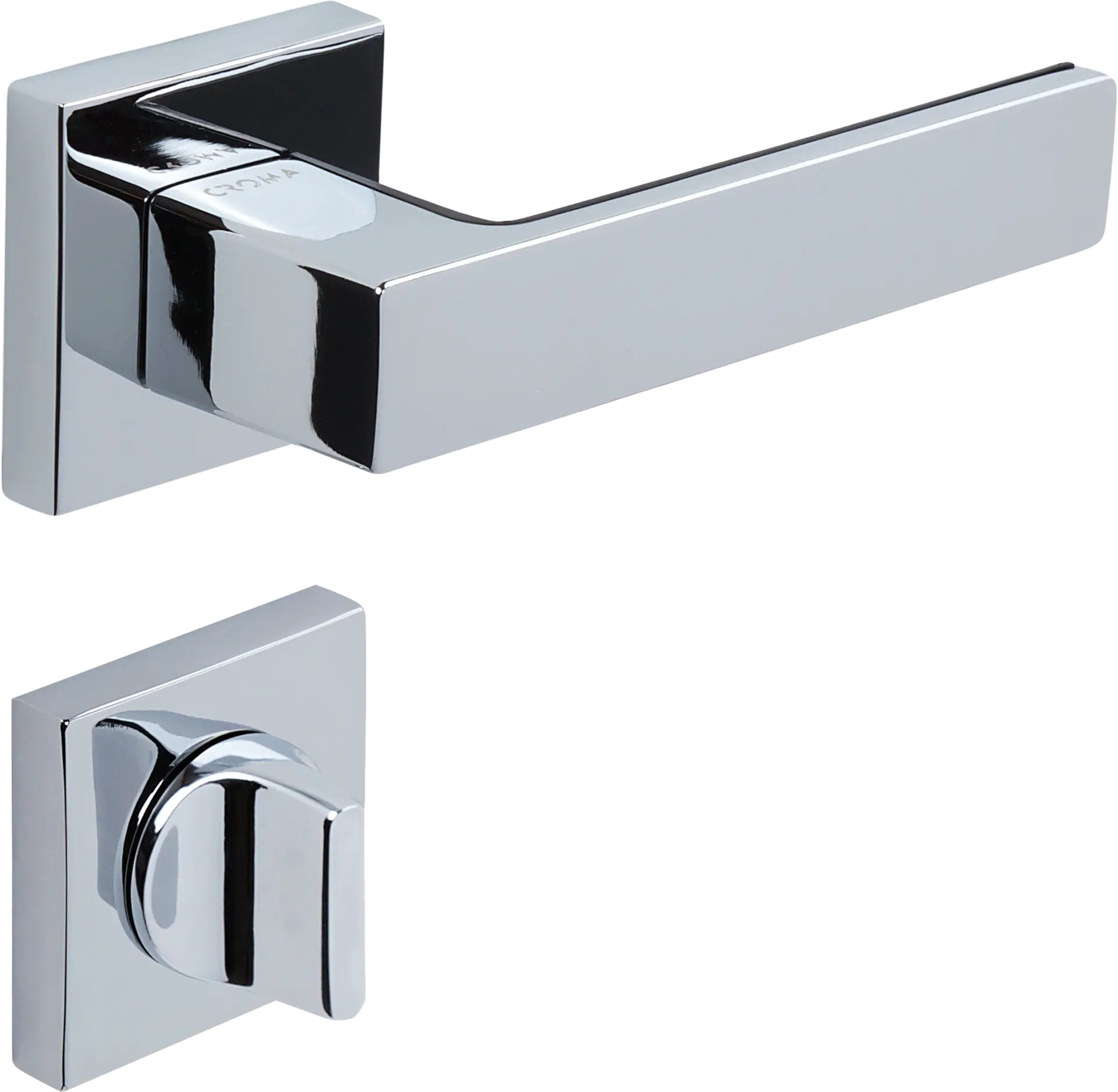 Çebi 1103-9186 Zera-S Croma Kapı Kolu MP02 (Parlak Krom) - WC