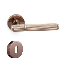 PIXAR-L ROZETLİ KAPI KOLU TAKIMI ROSE RENK