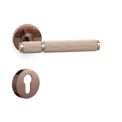 PIXAR-L ROZETLİ KAPI KOLU TAKIMI ROSE RENK