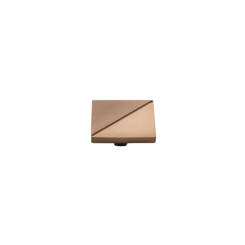 Vista D’oro Mirage Düğme Kulp Bronz Saten Bronz