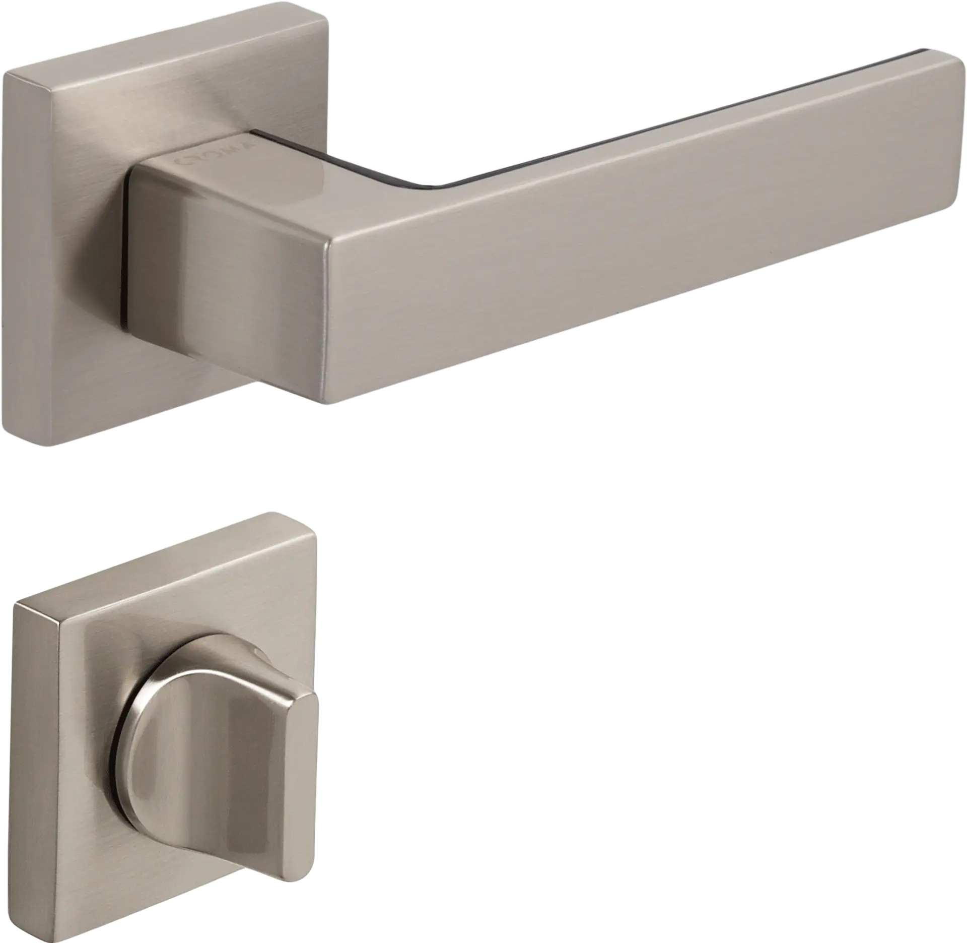 Çebi 1103-9186 Zera-S Croma Kapı Kolu MP08 ( Parlak Fırçalanmış Inox) - WC