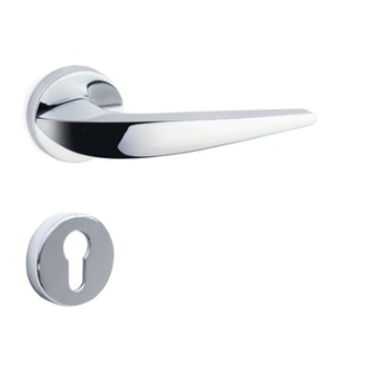 System ROCKET Rozetli Kapı Kolu Krom Renk (HA168RO12 CR)