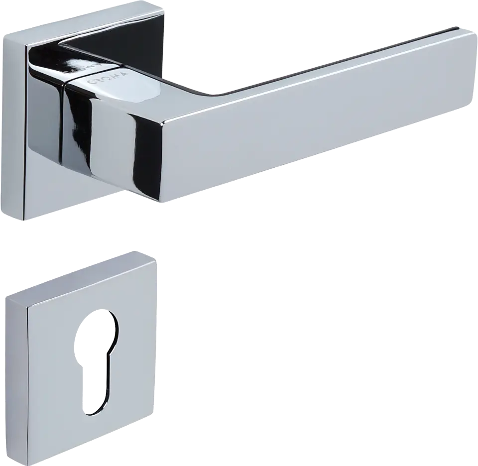 Çebi 1103-9186 Zera-S Croma Kapı Kolu MP02 (Parlak Krom) - Yale