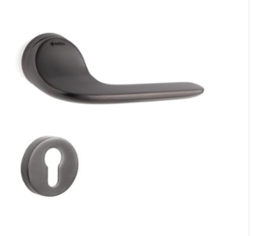 System FORTUNA Rozetli Kapı Kolu Füme Renk (HA136RO12 BBN)