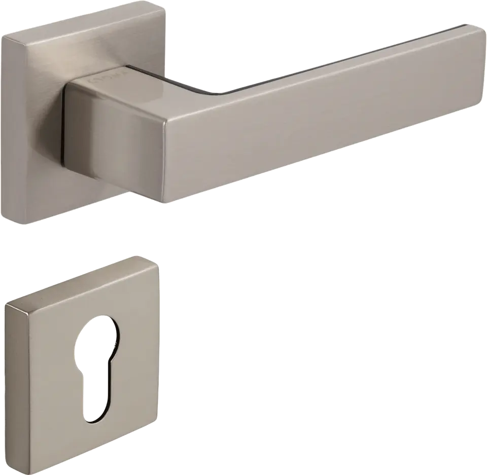 Çebi 1103-9186 Zera-S Croma Kapı Kolu MP08 ( Parlak Fırçalanmış Inox) - Yale