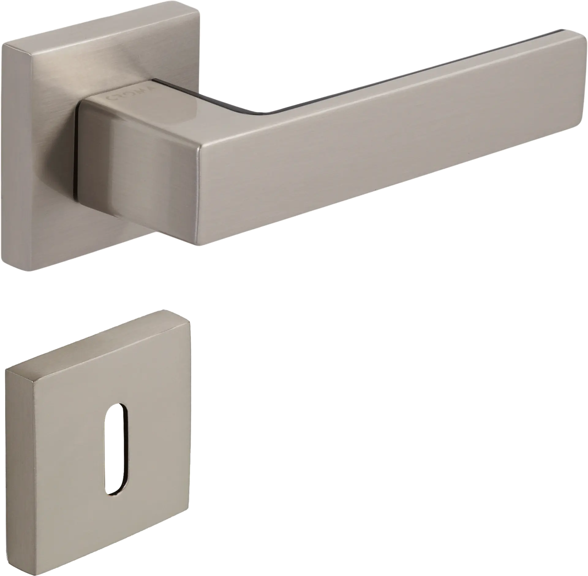 Çebi 1103-9186 Zera-S Croma Kapı Kolu MP08 ( Parlak Fırçalanmış Inox) - Oda