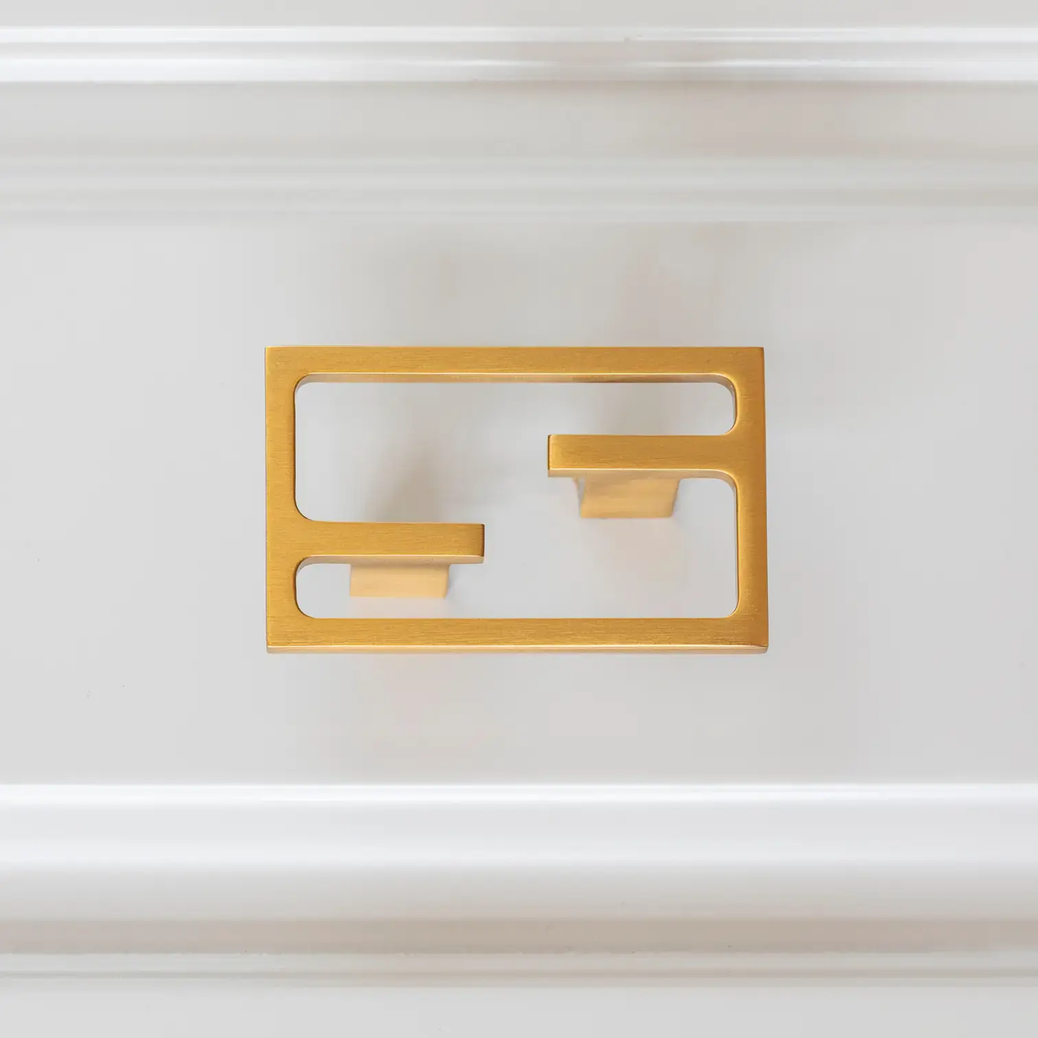 Vista D’oro Vogue Düğme Kulp Saten Altın