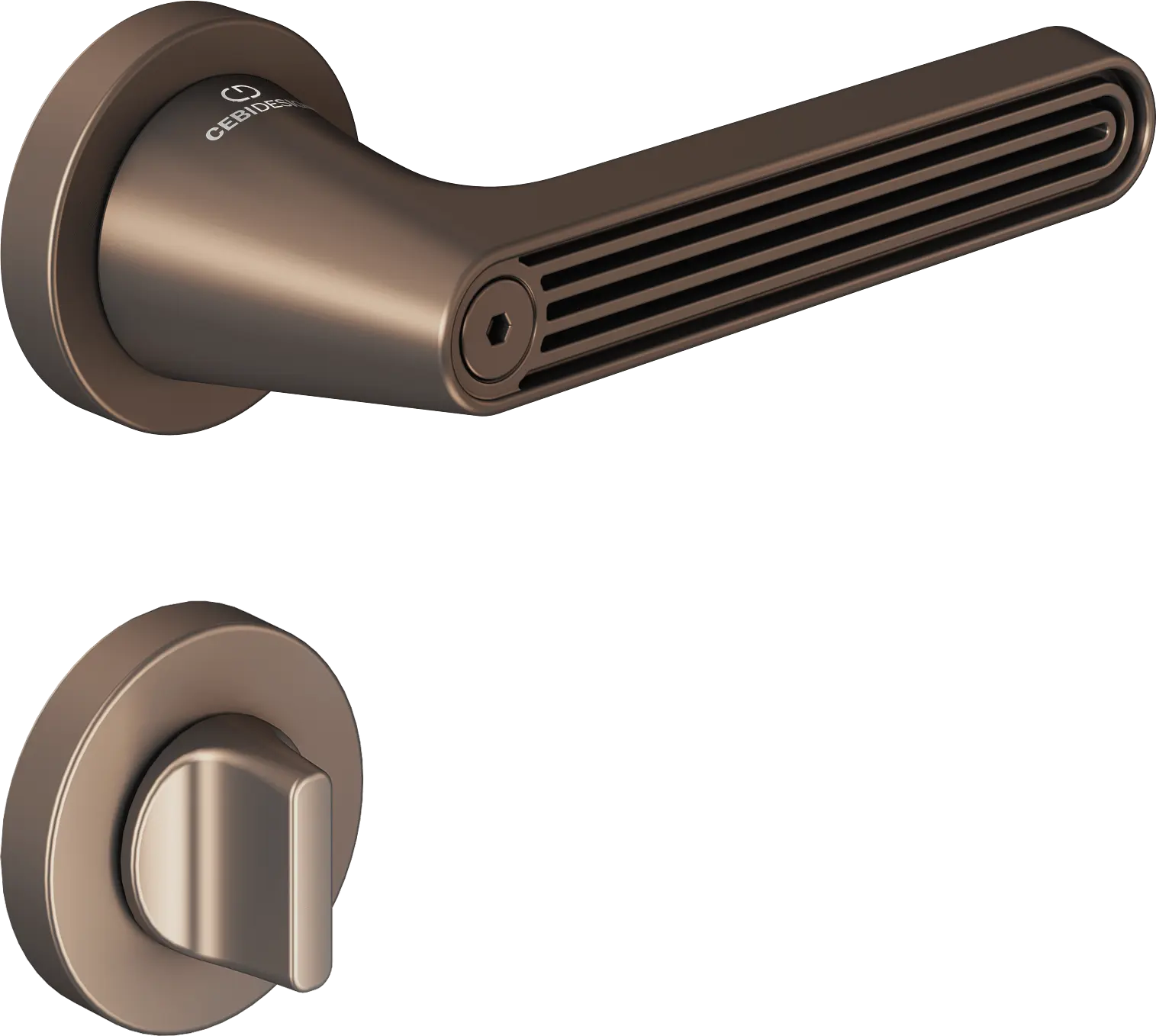 Çebi C5293 Flow Artline Kapı Kolu PC29 (Metalik Bronz) - WC
