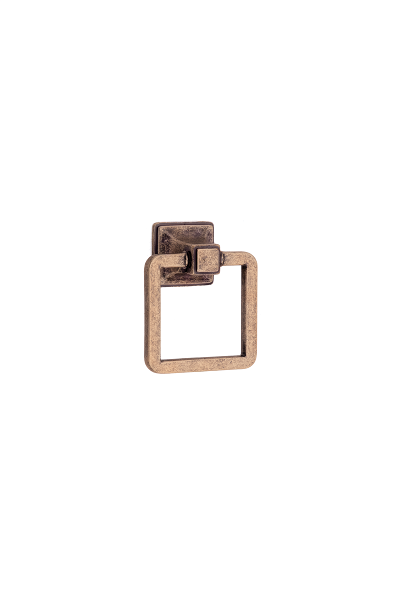 System 3153 Antik Sarı Sarkaç Kulp 50 mm
