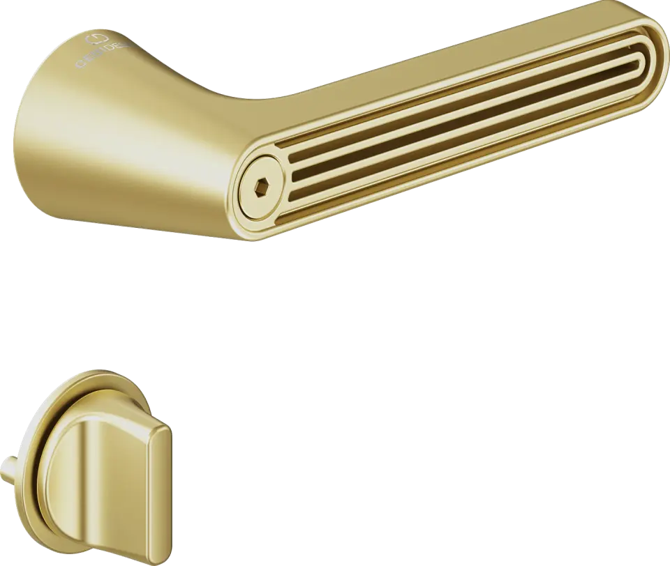 Çebi C5293 Flow Artline Kapı Kolu PC35 (Mat Pirinç) - WC