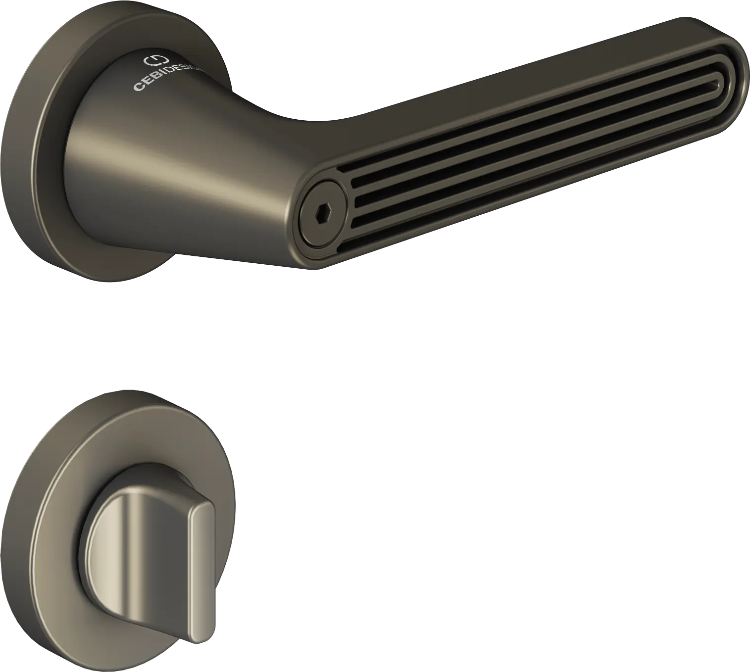 Çebi C5293 Flow Artline Kapı Kolu PC36 (Metalik Kahve) - WC