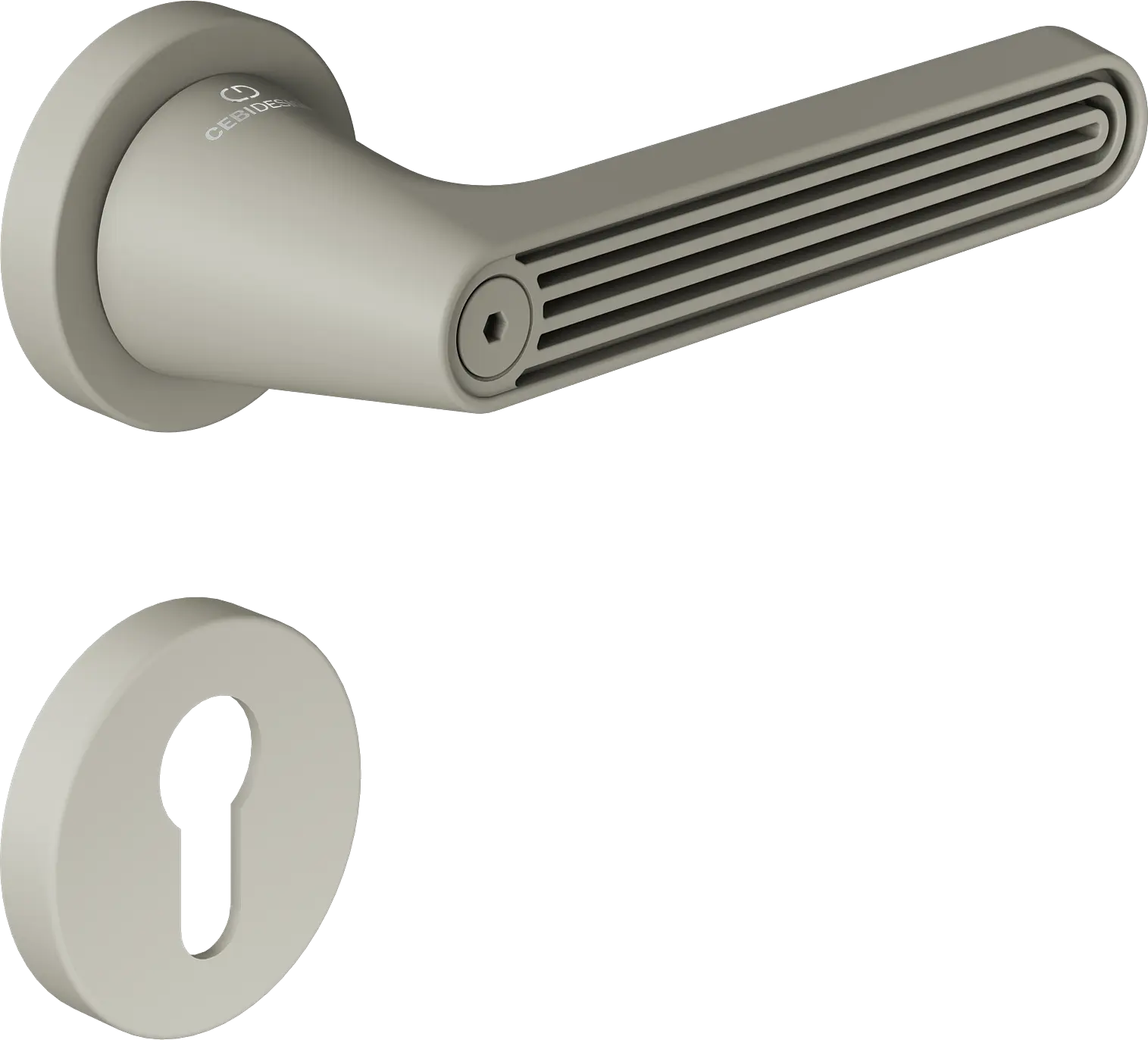Çebi C5293 Flow Artline Kapı Kolu PC04 (Mat İnoks) - Yale