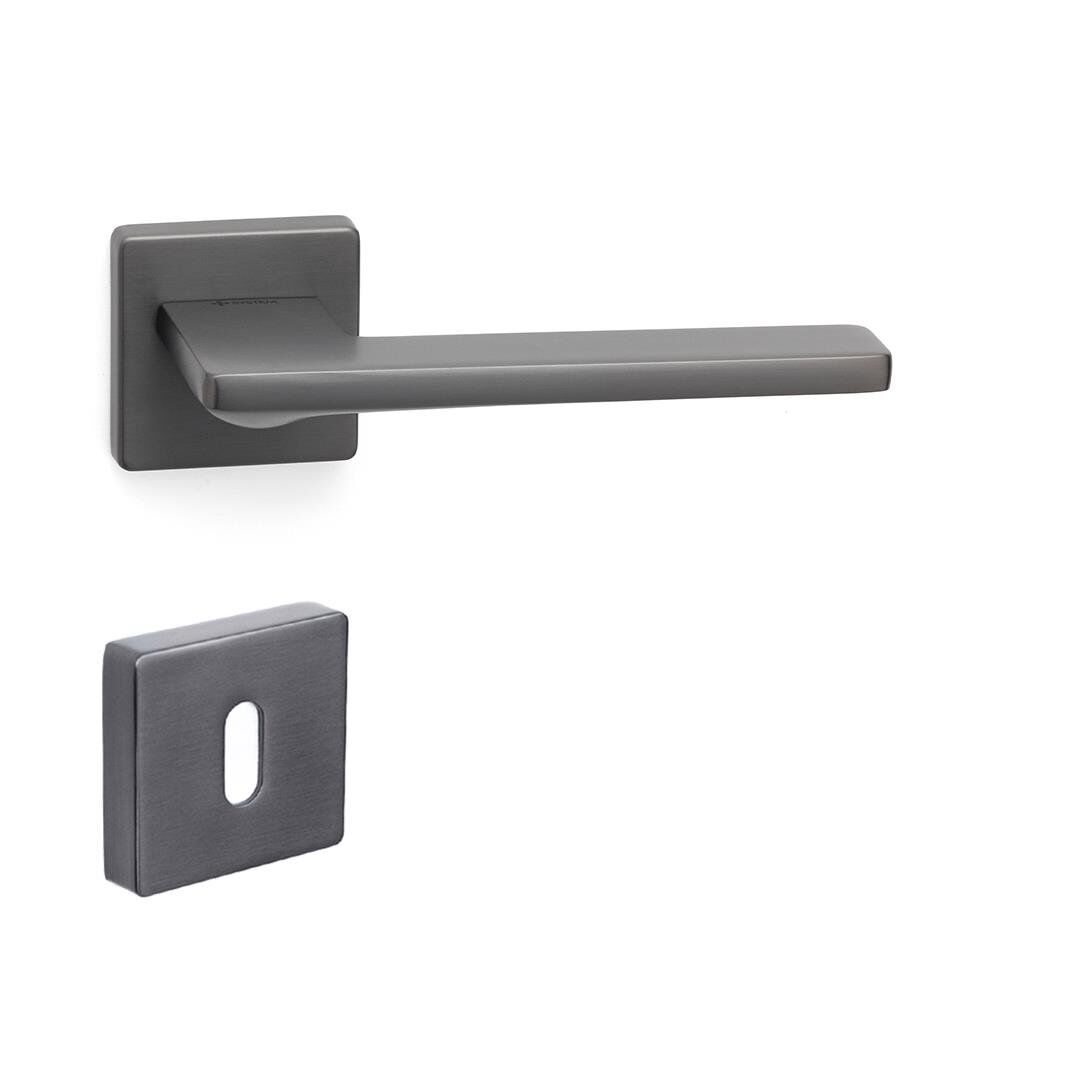 System SARP Rozetli Kapı Kolu Füme Renk (HA209RO11 BBN) Oda