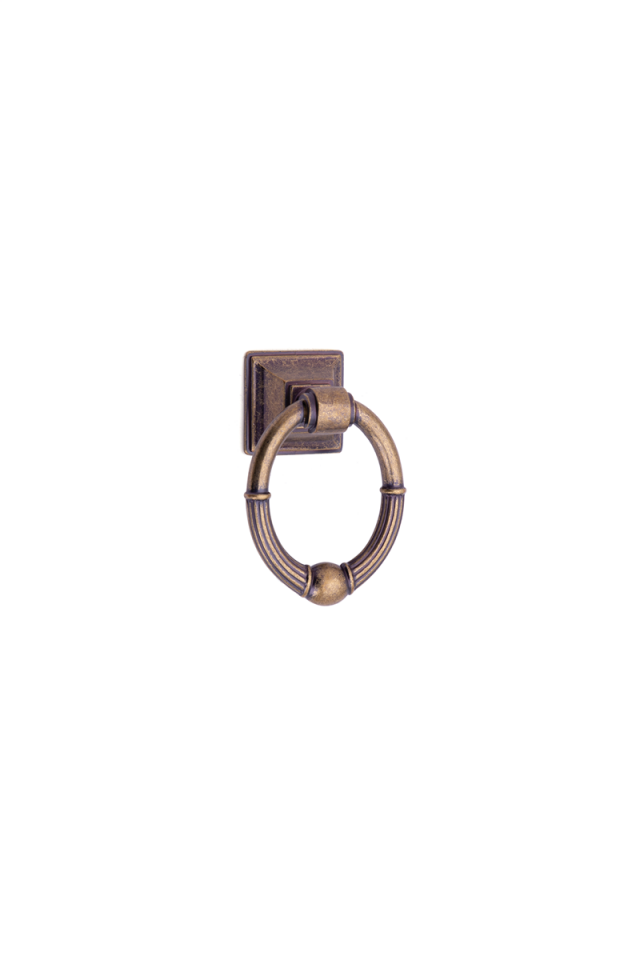 System 3191 Antik Sarı Sarkaç Kulp 45 mm