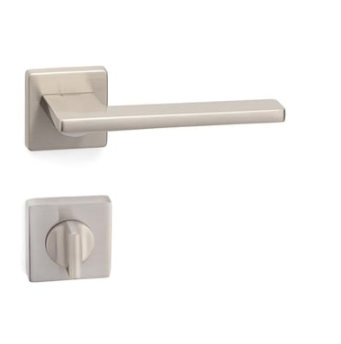 System SARP Rozetli Kapı Kolu Nikel Saten Renk (HA209RO11 NB) WC