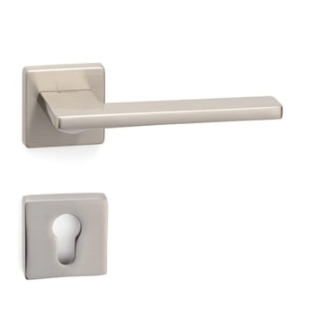 System SARP Rozetli Kapı Kolu Nikel Saten Renk (HA209RO11 NB) Yale