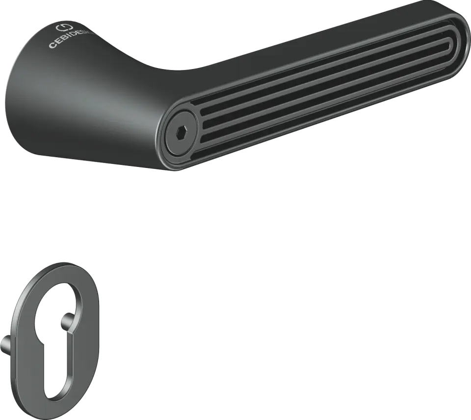 Çebi C5293 Flow Artline Kapı Kolu PC27 (Antrasit Saten) - Yale