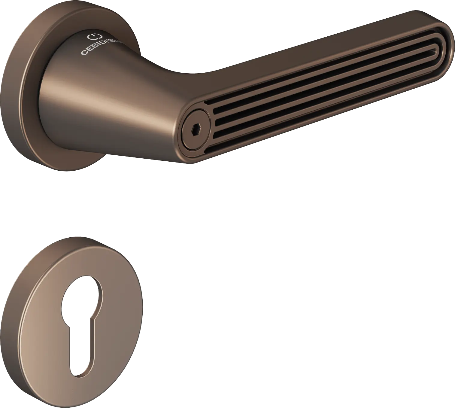 Çebi C5293 Flow Artline Kapı Kolu PC29 (Metalik Bronz) - Yale