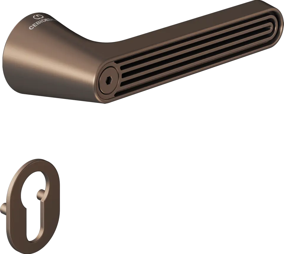 Çebi C5293 Flow Artline Kapı Kolu PC29 (Metalik Bronz) - Yale