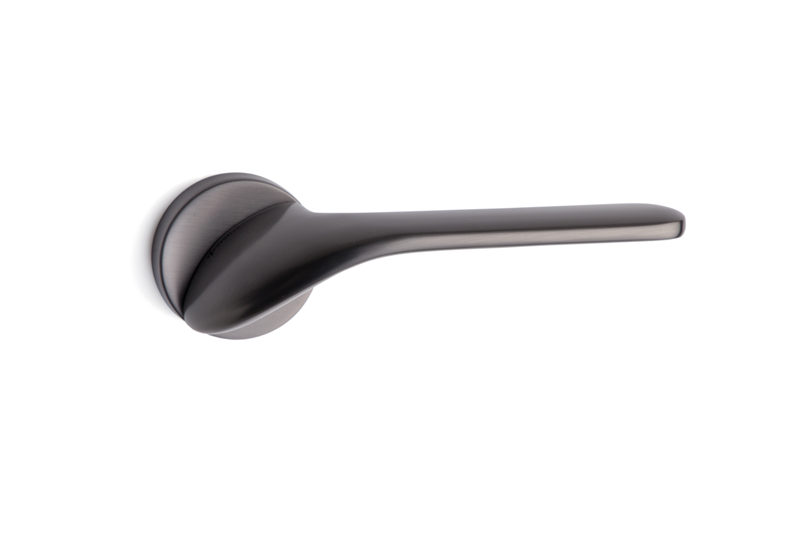 System PALMA Rozetli Kapı Kolu Füme Renk (HA154RO12 BBN) WC