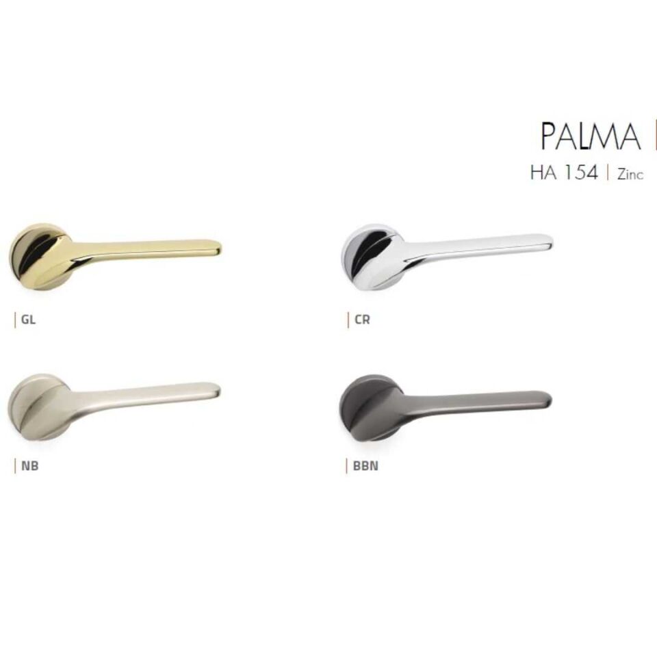 System PALMA Rozetli Kapı Kolu Gold Renk (HA154RO12 GL)