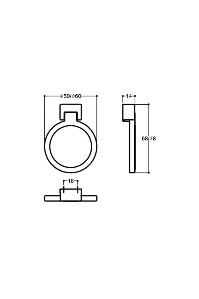 System 50 mm Gold Renk Sarkaç Kulp (SY4624 0050 GL-GL)