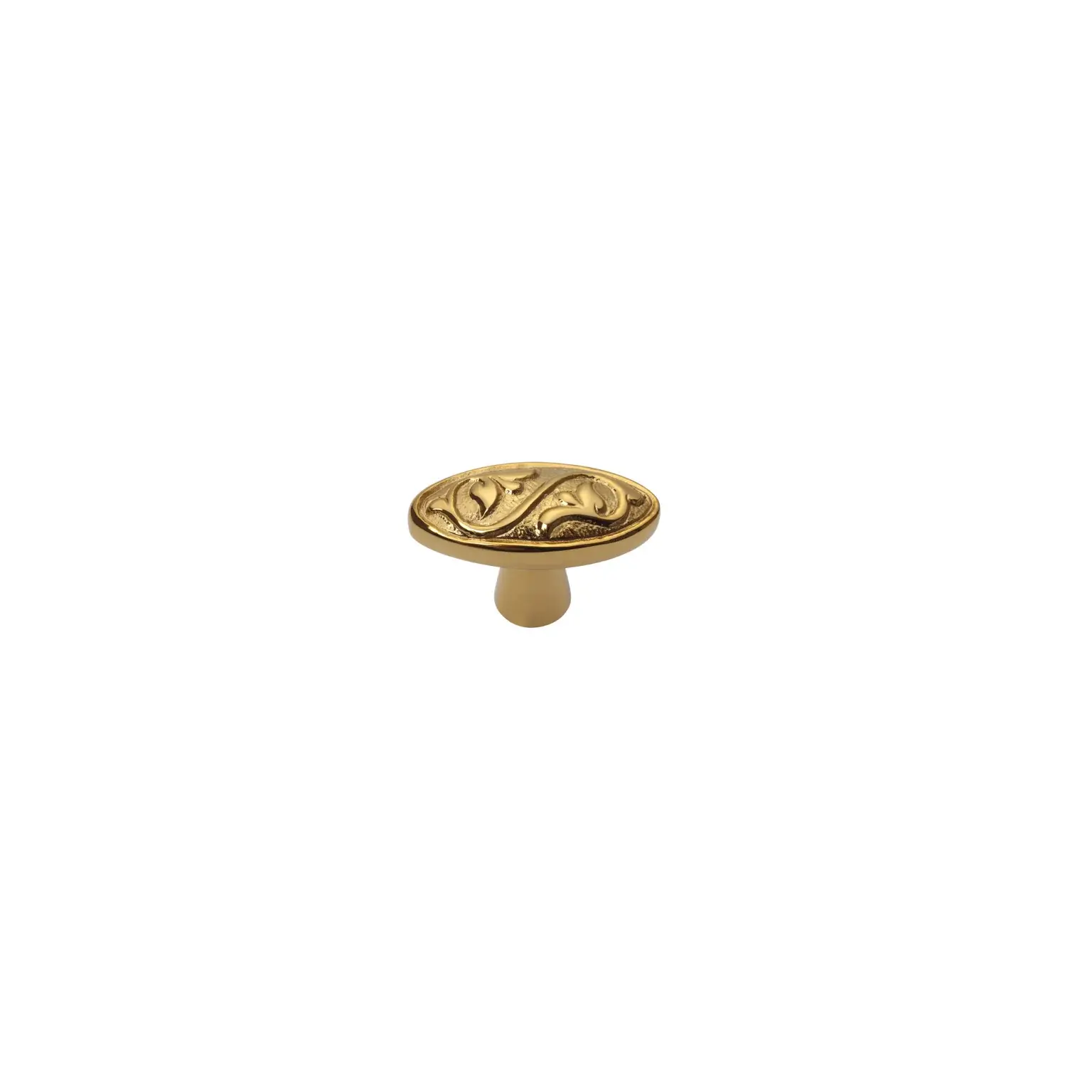Vista D’oro Curl Desenli Düğme Kulp Altın Renk