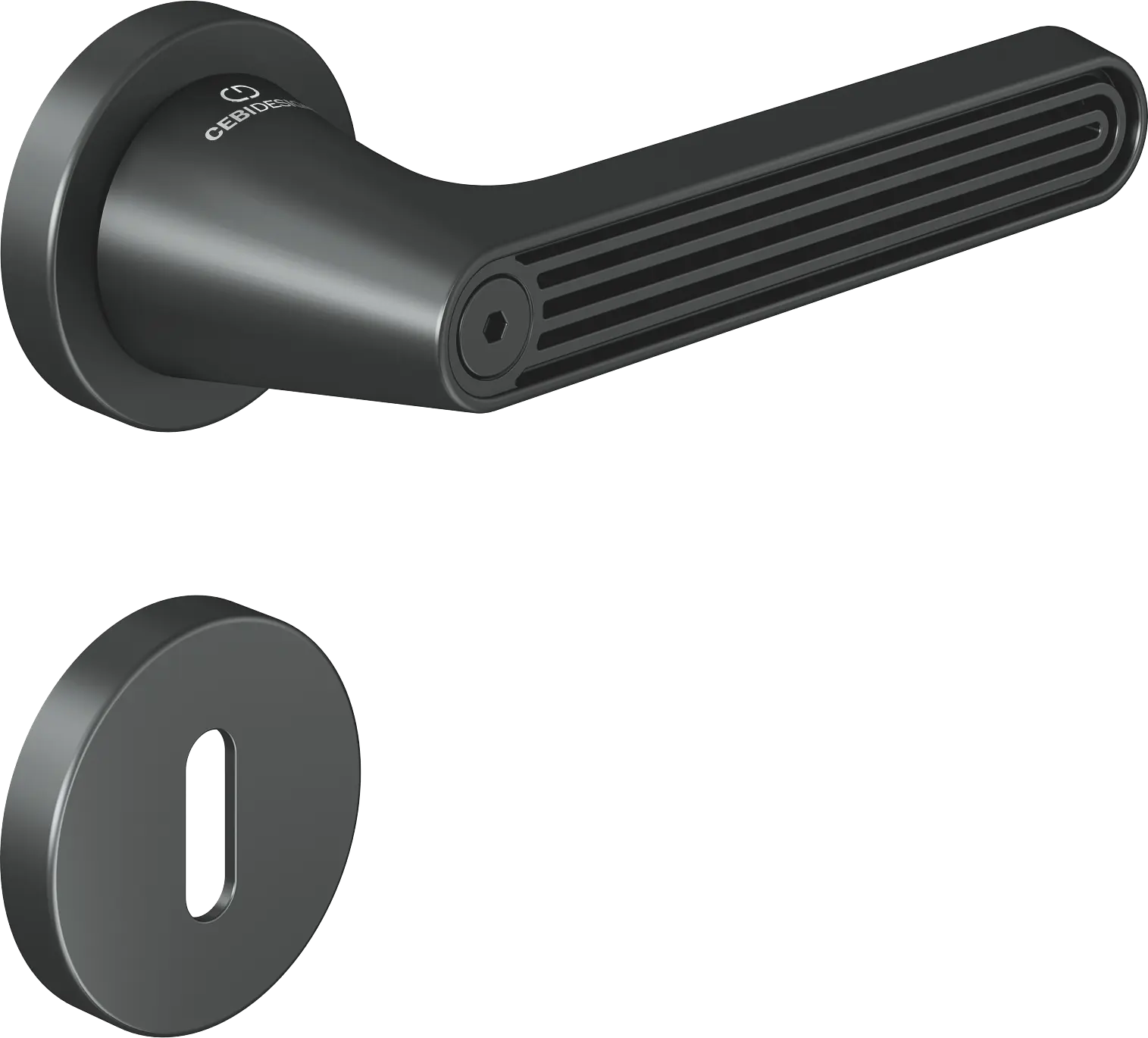 Çebi C5293 Flow Artline Kapı Kolu PC27 (Antrasit Saten) - Oda