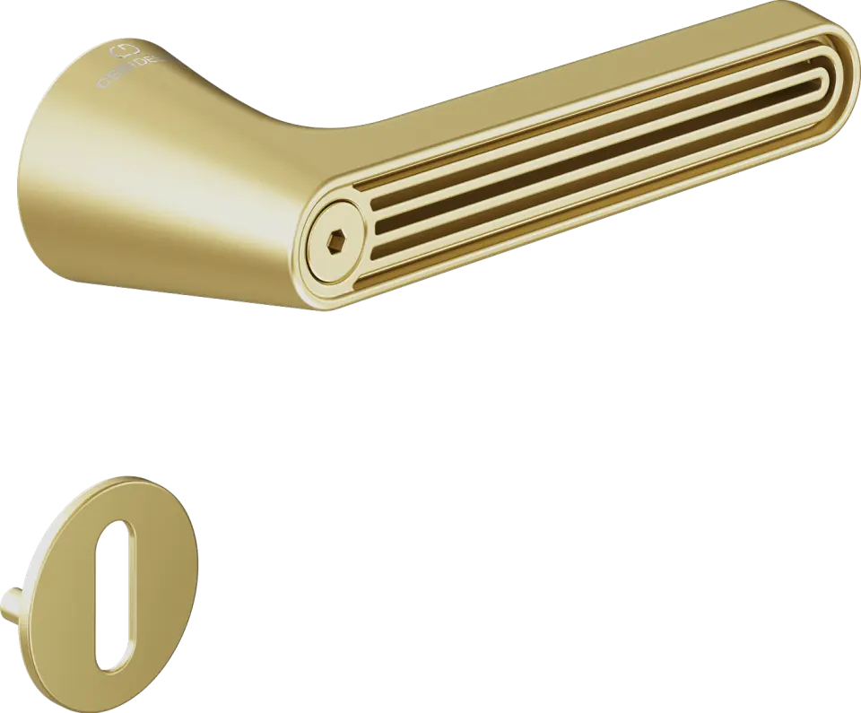 Çebi C5293 Flow Artline Kapı Kolu PC35 (Mat Pirinç) - Oda