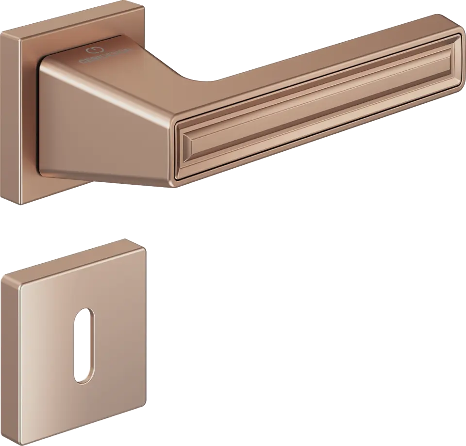 Çebi C5294 Groove Artline Kapı Kolu PC35 (Mat Pirinç) - Yale