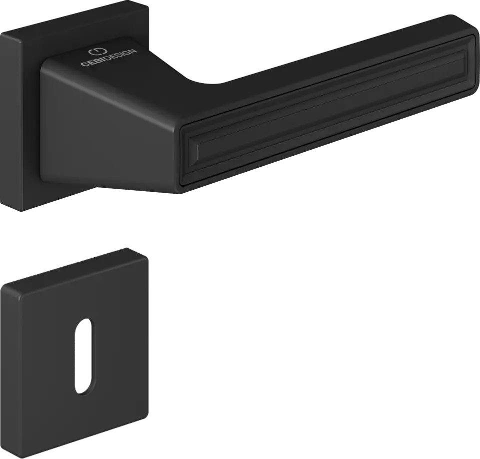 Çebi C5294 Groove Artline Kapı Kolu PC35 (Mat Pirinç) - Yale