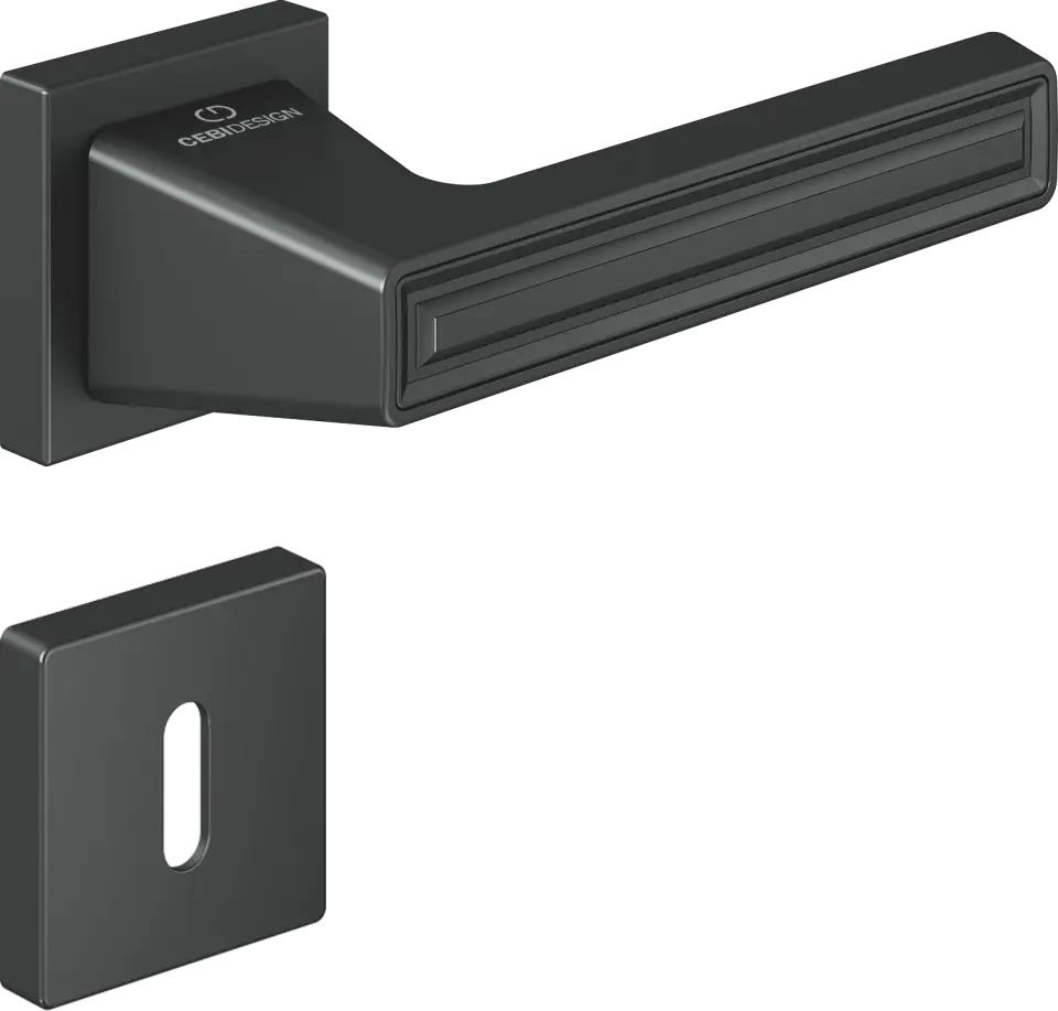 Çebi C5294 Groove Artline Kapı Kolu PC35 (Mat Pirinç) - Yale
