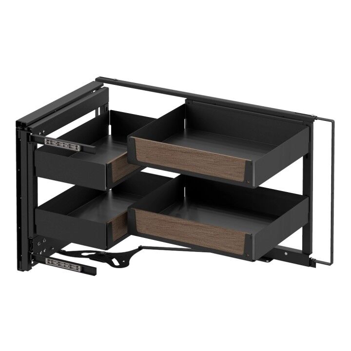 Unique Wood Kapaga Monte Kör Köşe Mekanizması Sağ - Antrasit